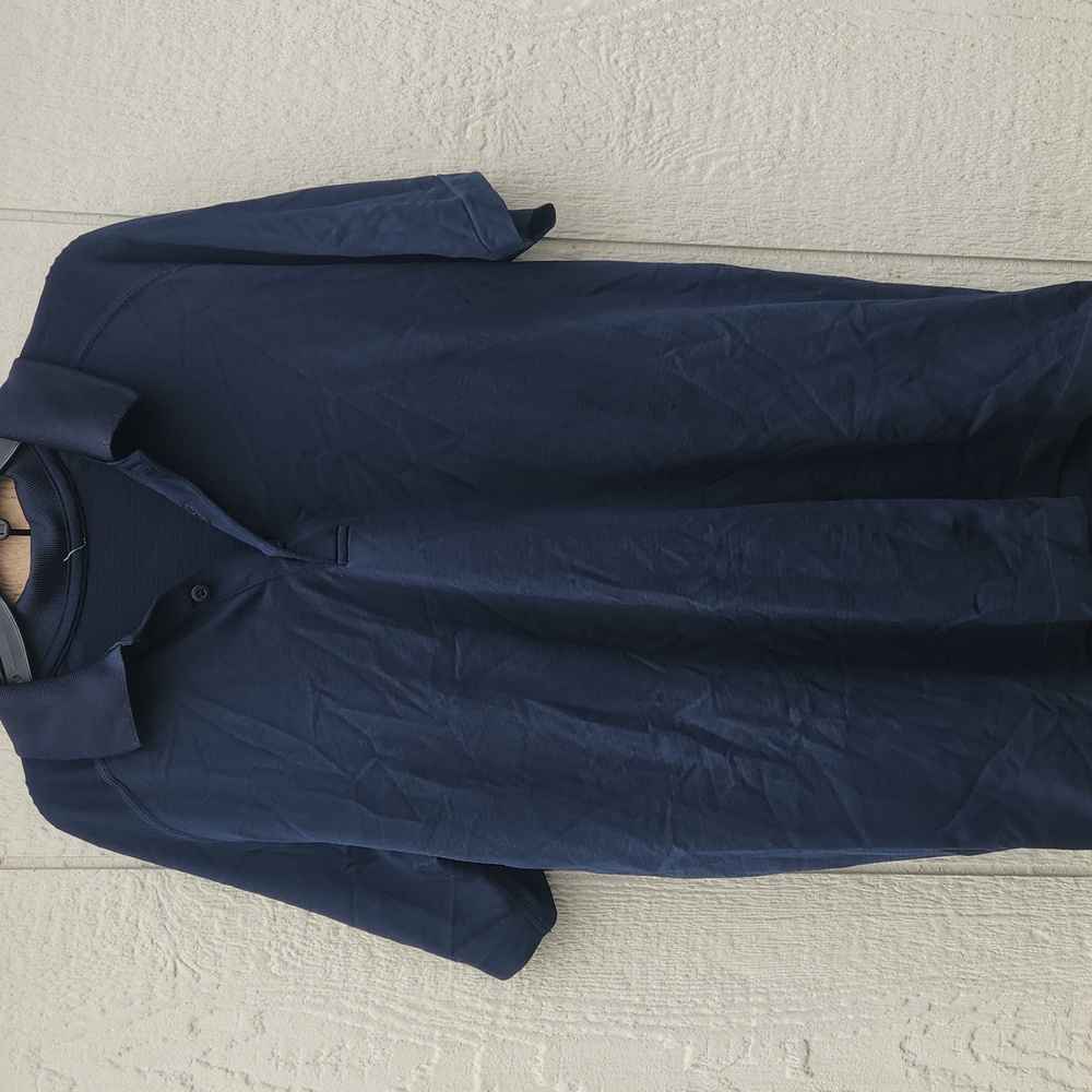 Lululemon Metal Vent Tech Polo‎ Nautical Navy Medium